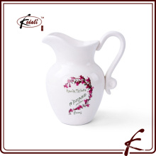 decorative ceramic milk jug pitcher